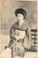 Japanese lady, geisha, folklore (fl)