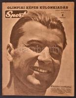 1956 Sport, Olimpiai Képes Különkiadás, 1956. december 24., jó állapotban