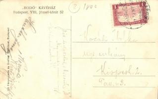 Budapest VIII. Bodó Kávéház, belső. József körút 52. (EK)