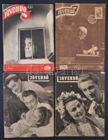 1945-1947 Jövendő, 4 db, változó állapotban, többnyire szakadozott borítóval