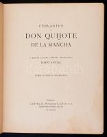 Cervantes: Don Quijote de la Mancha. Bp., é. n., Lampel. Félvászon kötésben, jó állapotban