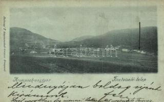 Korompa, Krompach; Vasgyári Tisztviselőtelep. Balkányi S. kiadása / ironworks colony (Rb)