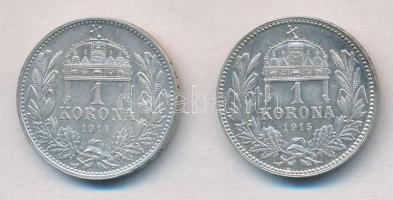 1914KB 1K Ag "Ferenc József" + 1915KB 1K Ag "Ferenc József" T:2
Adamo K6