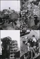 1950 Budapest, Nagybani piac, Kotnyek Antal (1921-1990) fotóriportja, 22 db vintage negatív (24x36 m...