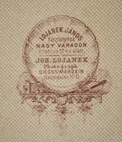 cca 1864 Balog Ilma, Ercsey Jenny, Ercsey Stefi, Reichel Irma vizitkártya méretű, feliratozott fényk...