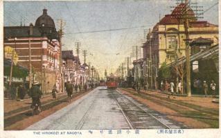 Nagoya, The Hirokozi / street view with tram (EK)