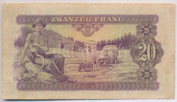 Luxemburg 1943. 20Fr T:III
Luxembourg 1943. 20 Frang C:F