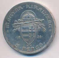 1938. 5P Ag "Szent István" T:1-,2 kis ph.
Adamo P8.1