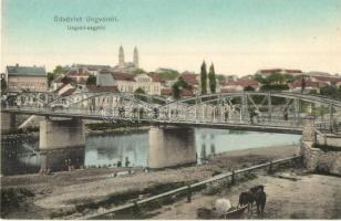 Ungvár, Uzhorod; híd, Steinfeld Dezső kiadása / bridge