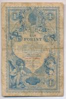 1888. 1Ft/1G T:III-,IV Hungary 1888. 1 Forint / 1 Gulden C:VG,G Adamo G126