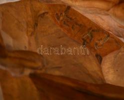 id. Szabó István, (1903-1992): Vájár. Farahott fa, jelzett, m:28 cm