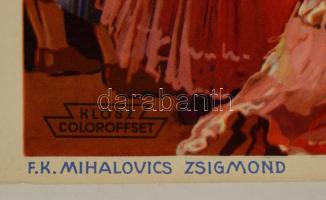 1938 Hollós Endre (1907 - ? ): A Szent Jobb országjárása. Offset, Klösz Budapest, 63×48 cm