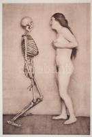 1921 Franz Fiedler (1885-1956): Narre Tod, Mein Spielgesell  (Bolond Halál, játszótársam) 10 hártyap...