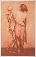 1921 Franz Fiedler (1885-1956): Narre Tod, Mein Spielgesell  (Bolond Halál, játszótársam) 10 hártyap...