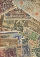 Korona, pengő, V.H., forint tétel 81db + 27db D.Reich benne jobbak T:II,III,IV