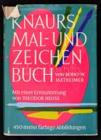 Jaxtheimer, Bodo W.: Knaurs Mal- und Zeichenbuch. Zürich, 1961, Th. Knaur. Vászonkötésben, sérült papír védőborítóval, jó állapotban.