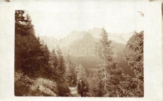 ~1918 Liptóújvár, Liptovsky Hrádok; - 6 db korabeli eredeti fotó képeslap / 6 pre-1945 original phot...