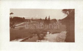 ~1918 Liptóújvár, Liptovsky Hrádok; - 6 db korabeli eredeti fotó képeslap / 6 pre-1945 original phot...