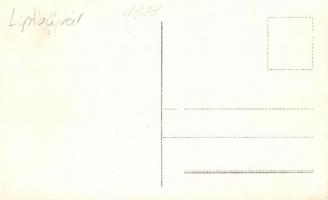 ~1918 Liptóújvár, Liptovsky Hrádok; - 6 db korabeli eredeti fotó képeslap / 6 pre-1945 original phot...