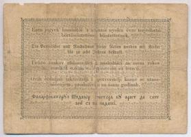 1848. 1Ft "Kossuth bankó" T:III- kis ly