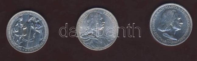 1935-36. 2P Ag 3klf db "Liszt,Rákóczi,Pázmány" sor T:1/2