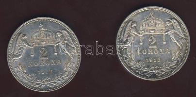 1912-13. 2K Ag 2klf db T:1/2