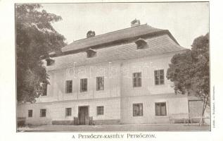 Petróc, Garancspetróc, Petrovce; Petróczy kastély. Athenaeum 13820. / castle