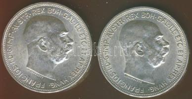 Ausztria 1912-13. 2K Ag 2klf db T:1/2