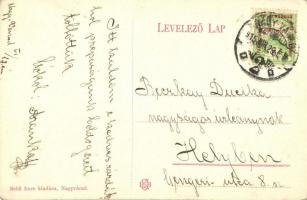 Nagyvárad, Oradea; Orsolya szüzek zárdája, villamos. Sebő Imre kiadása / nunnery, tram (EK)