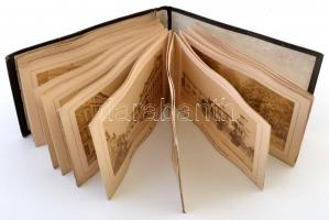 cca 1880 Riga foto leporello füzet 24 érdekes képpel / 
cca 1880 Riga photo leporello with 24 photo...