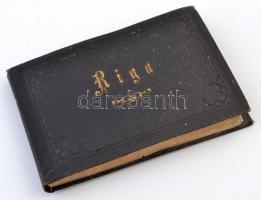 cca 1880 Riga foto leporello füzet 24 érdekes képpel / 
cca 1880 Riga photo leporello with 24 photo...