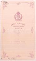 cca 1880 Volkmann Róbert (1815-1883) zeneszerző, zenepedagógus, karmester vizitkártya méretű fotója ...