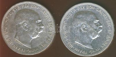 Ausztria 1913-14. 1Kr Ag 2klf db T:1/2,2