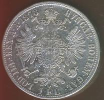 Ausztria 1878. 1Fl Ag T:3/3+