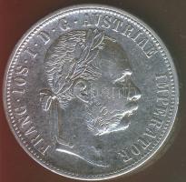 Ausztria 1878. 1Fl Ag T:3/3+