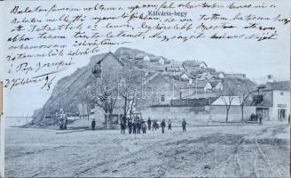 Dunaföldvár, Somló Manó saját kiadású ritka Art Nouveau leporellolap. Belül "Dél" vontatóh...