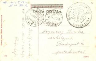 Székelyudvarhely, Odorheiu Secuiesc; látképes lap. Erdélyi Simon kiadása 1744. / panorama view, &quo...