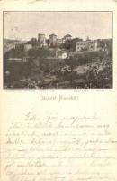 1899 Fiume, Tersatto, Trsat; Frangepán várrom / castle ruins