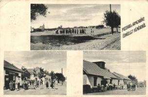 Kéménd, Kamendin, Kamenin; Fő tér, utcaképek, Fogyazstási szövetkezet / square, street views, cooperative shop   (EK)