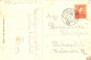 Kéménd, Kamendin, Kamenin; Fő tér, utcaképek, Fogyazstási szövetkezet / square, street views, cooper...