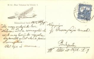 Balatonfüred-fürdő, ritka légi felvétel a fürdőházzal. Állami Térképészeti légi felvétel 3