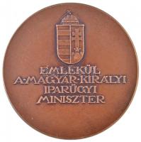 Reményi József (1887-1977) 1938. "Labor Omnia Vincit Improbus / Emlékül a Magyar Királyi Iparüg...