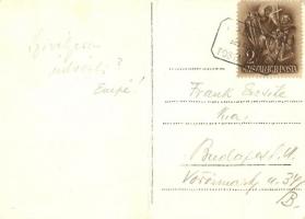 Műsoron kívüli szám, Hadsereg síverseny a Mátrában. Humoros katonai művészlap /  Hungarian skiing so...