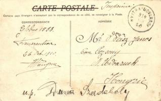 Antananarivo, Tananarive; Les quatre chemins, Le Theatre / street view with theatre, TCV card (EK)