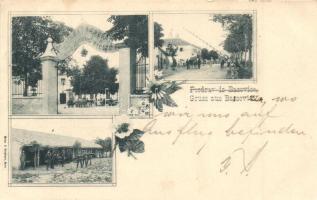 1899 Basovizza, Bazovica; Caserma Militare / Miliary barracks, Weiss & Dreykurs floral