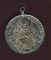 1896. "Millenium-Ferenc József" füles zseton T:3/4