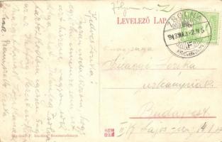 Besztercebánya, Banska Bystrica; Sétatér a bástyával. Machold F. kiadása / promenade with tower