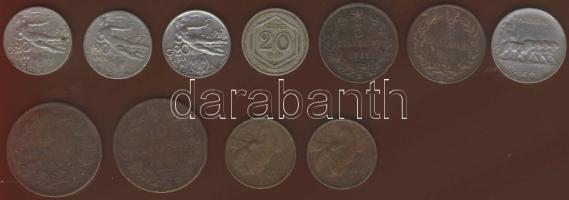 Olaszország 1861-1934. 11klf db pénz T:2,3