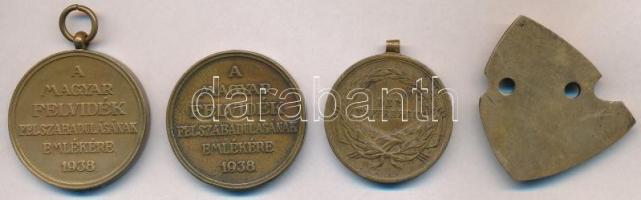 4db-os vegyes militária tétel, közte 1914. "Ferenc József Bronz Vitézségi Érem" Br kitünte...