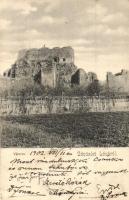 Léva, Levice; Várrom, Schulcz Ignác kiadása / castle ruins